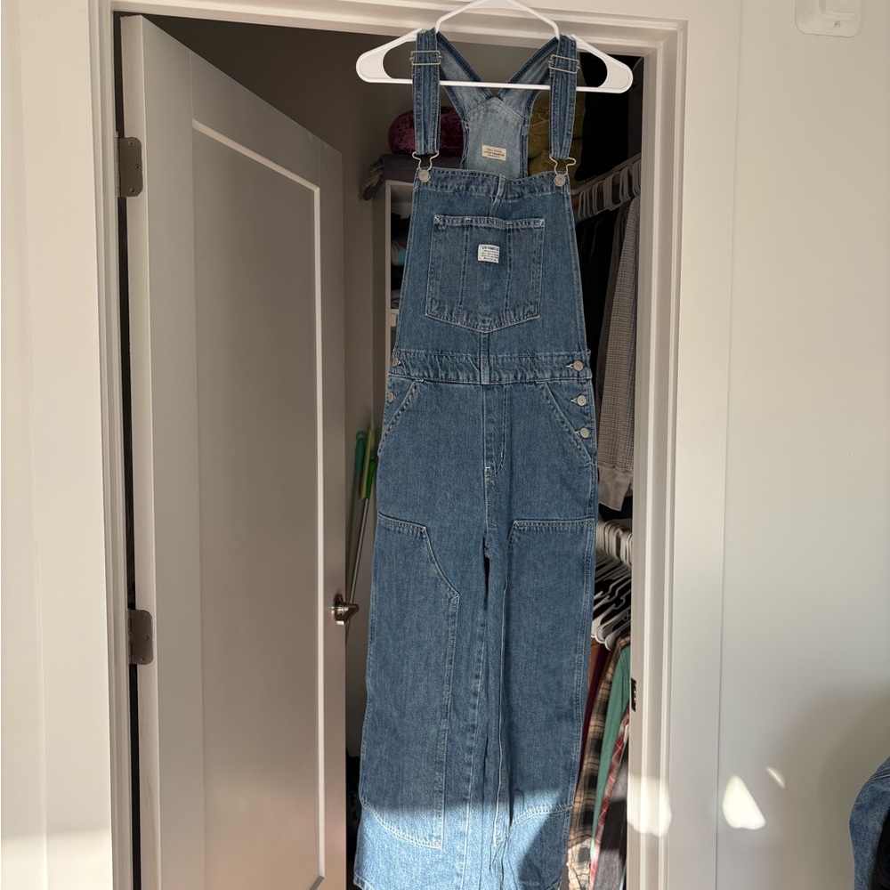 Levi's Classic Blue Denim Overalls